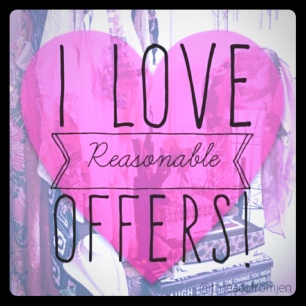 Reasonable offers, welcomed! Bundle and save!